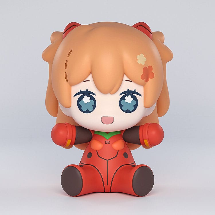 Neon Genesis Evangelion: Rebuild of Evangelion figurine Chibi Huggy Good Smile Asuka Shikinami Langley: Plugsuit Ver. 7 cm