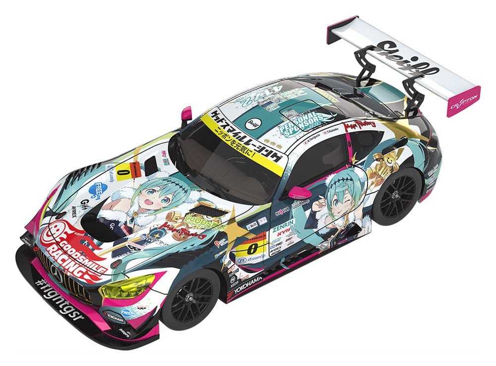 Hatsune Miku GT Project véhicule 1/18 Good Smile Hatsune Miku AMG 2018 Final Race Ver. 26 cm