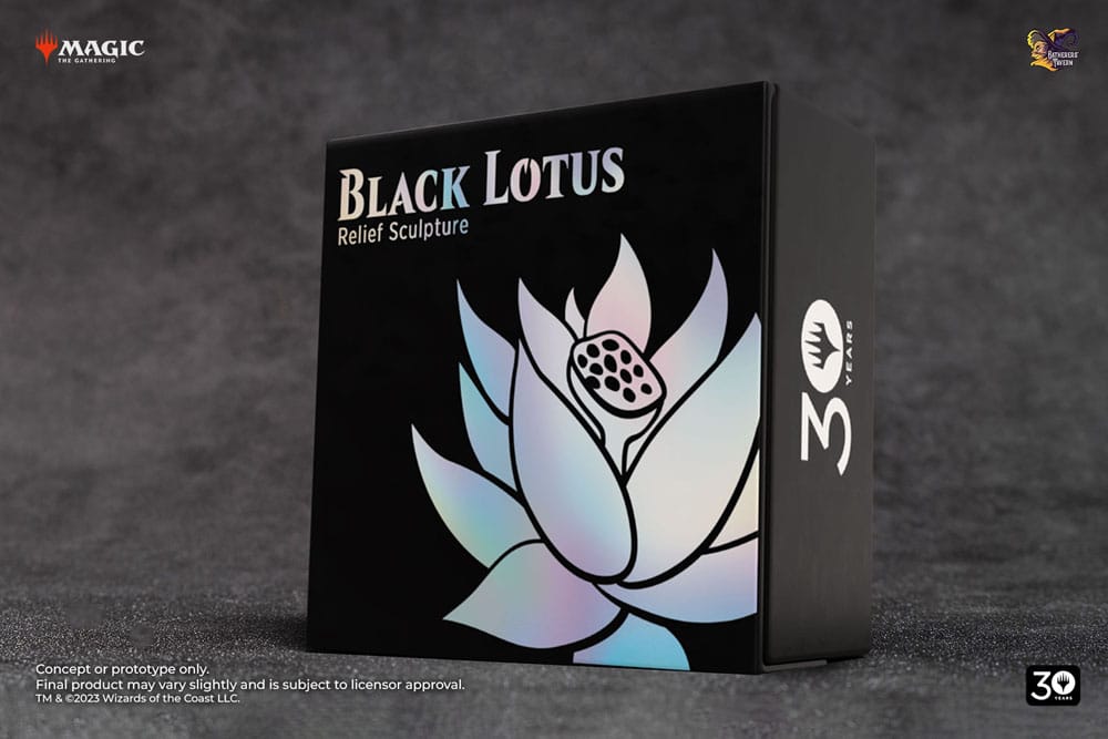 Magic The Gathering sculpture en relief Black Lotus Previews Exclusive 17 x 15 cm