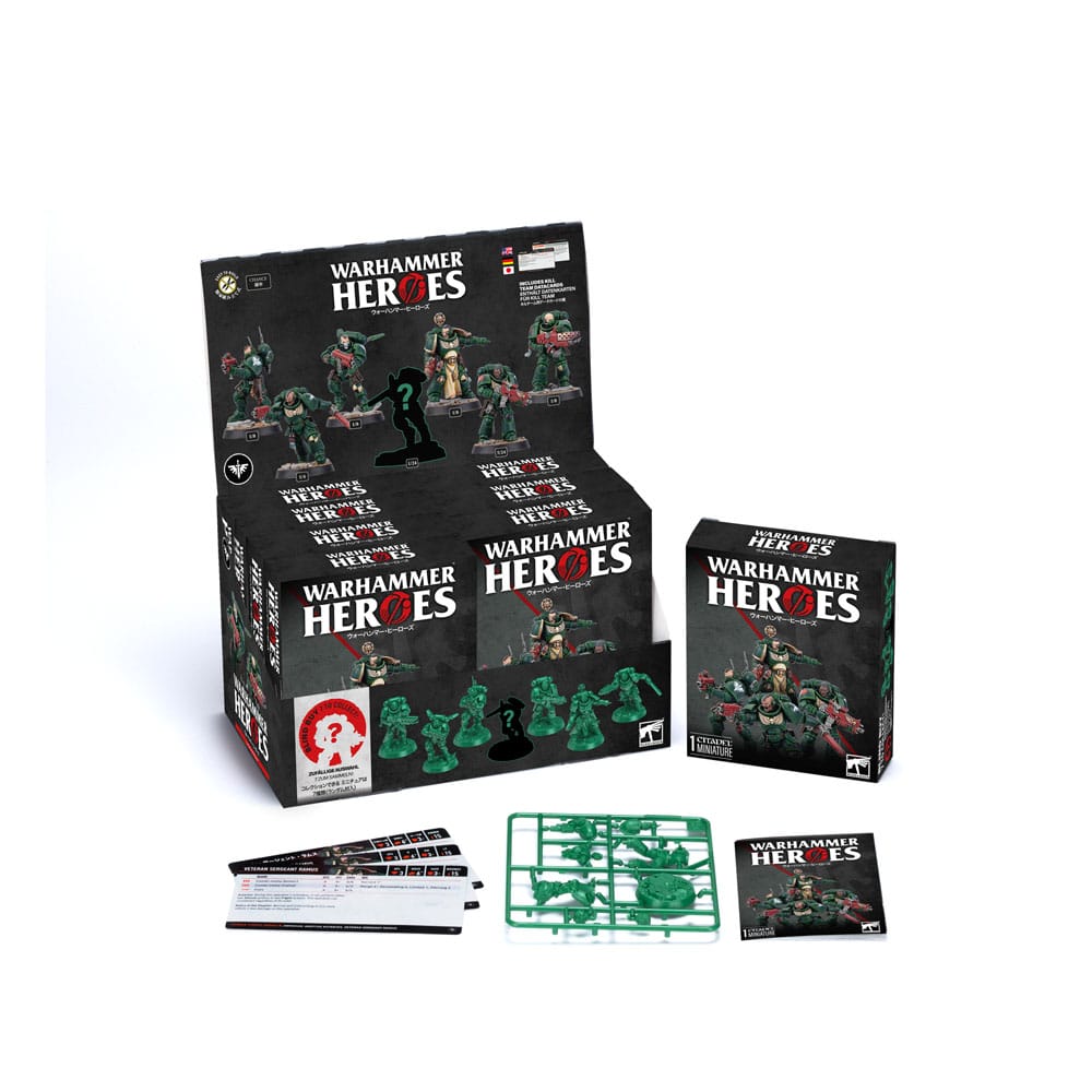 Warhammer Heroes présentoir figurines miniatures Dark Angels (8)