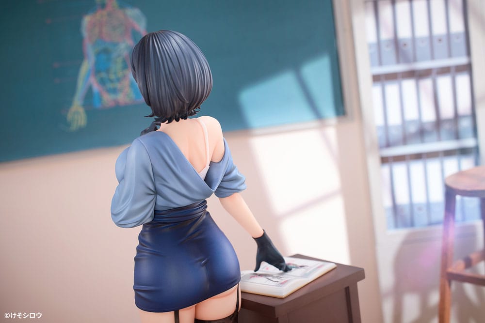 Original Character statuette PVC 1/6 Toutotsu ni Nugidasu Tennen Bijutsu Kyoushi Rumi Illustration by Keso Shirou 28 cm