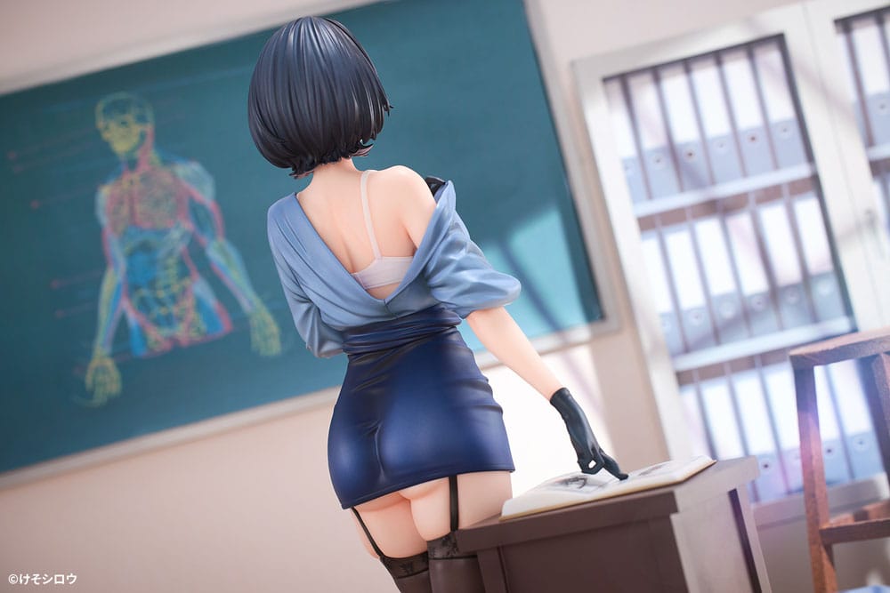 Original Character statuette PVC 1/6 Toutotsu ni Nugidasu Tennen Bijutsu Kyoushi Rumi Illustration by Keso Shirou 28 cm