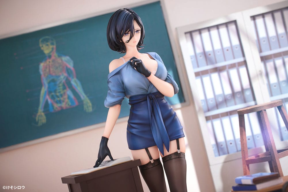 Original Character statuette PVC 1/6 Toutotsu ni Nugidasu Tennen Bijutsu Kyoushi Rumi Illustration by Keso Shirou 28 cm