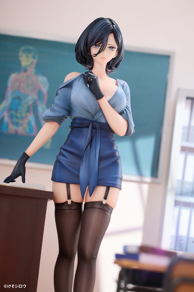Original Character statuette PVC 1/6 Toutotsu ni Nugidasu Tennen Bijutsu Kyoushi Rumi Illustration by Keso Shirou 28 cm