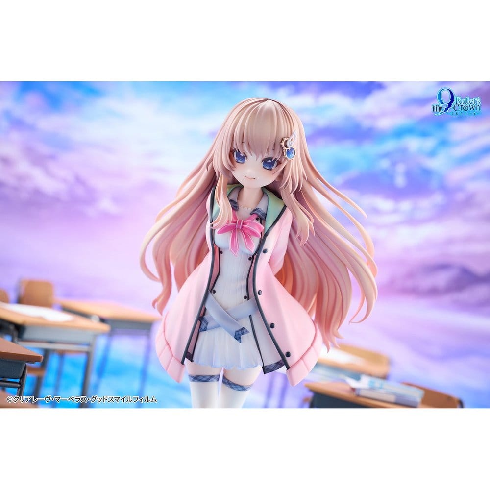 9-nine- figurine PVC 1/6 Ruler's Crown Miyako Kujo 25 cm