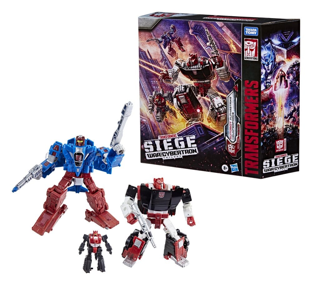 Transformers Generations War for Cybertron: Siege pack 3 figurines Autobot Alphastrike Counterforce