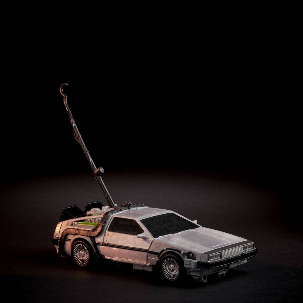 Transformers x Retour vers le futur figurine Delorean 14 cm