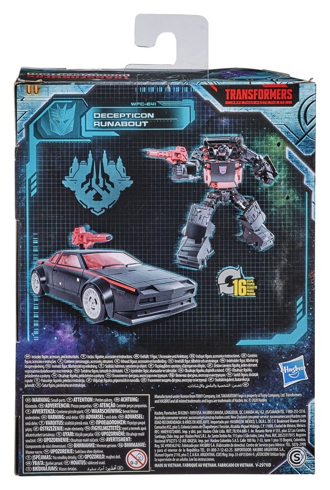 Transformers Generations War for Cybertron: Earthrise Deluxe Class figurine Decepticon Runabout WFC-E41 14 cm