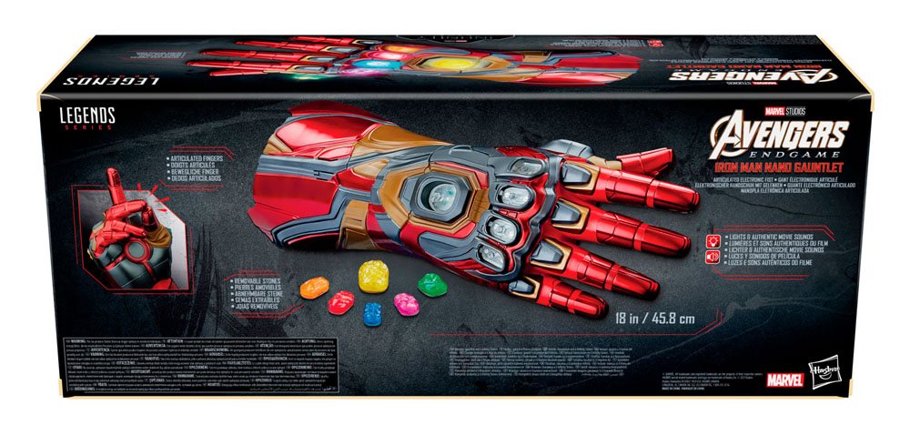 Marvel Legends Series gant électronique Iron Man Nano Gauntlet