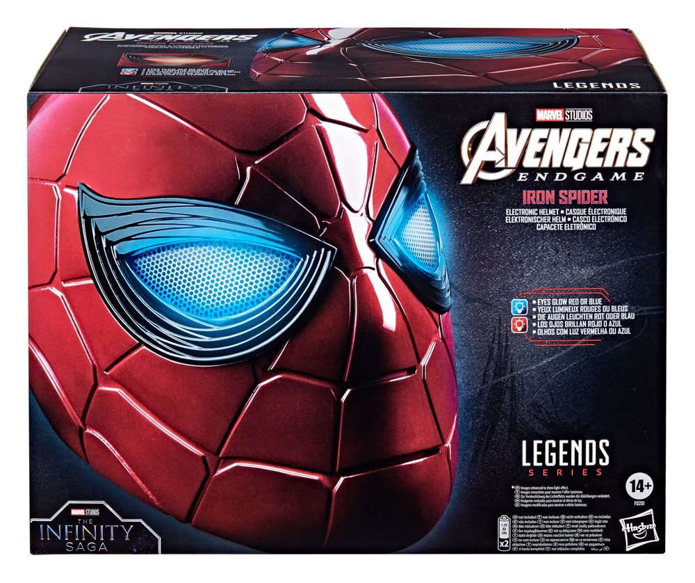 Avengers: Endgame Marvel Legends Series casque électronique Iron Spider