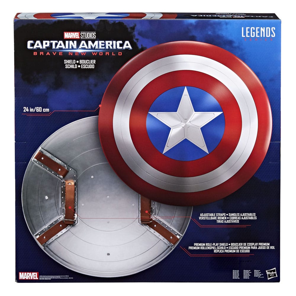 Captain America: Brave New World Marvel Legends Bouclier Role-Play premium 60 cm