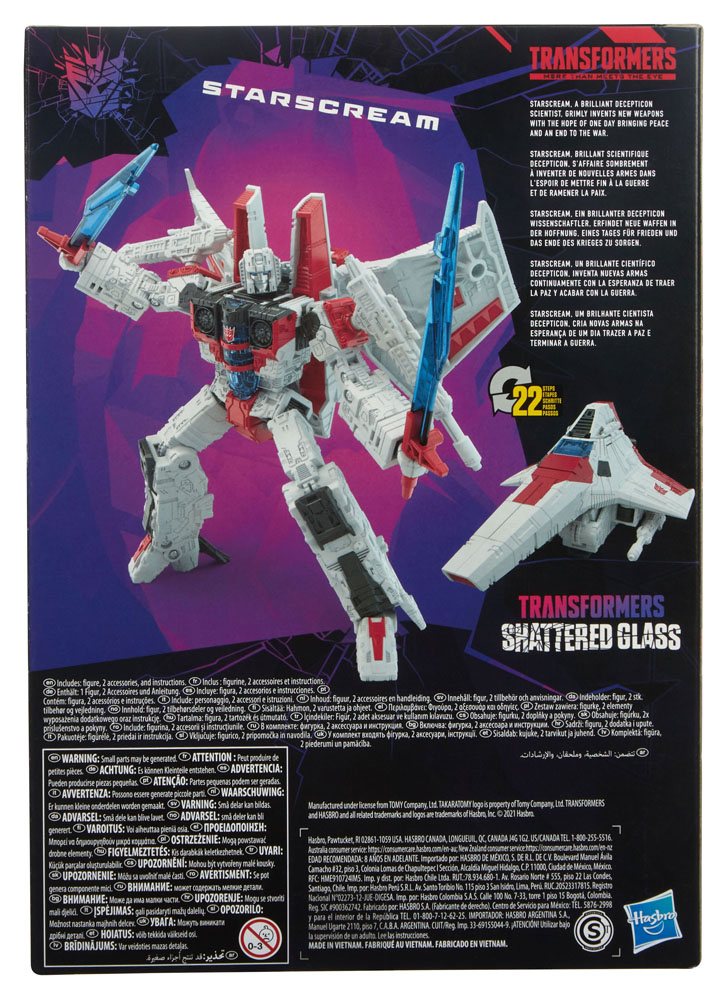 Transformers: Shattered Glass Voyager Class figurine Starscream 18 cm
