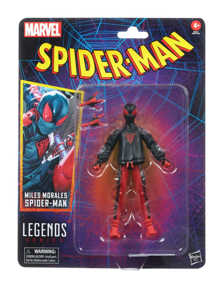 Spider-Man Marvel Legends Retro Collection figurine Miles Morales Spider-Man 15 cm