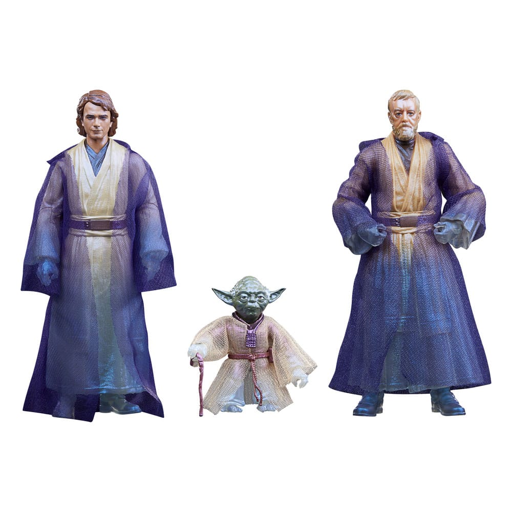 Star Wars Episode VI Black Series pack 3 figurines Force Spirits 15 cm