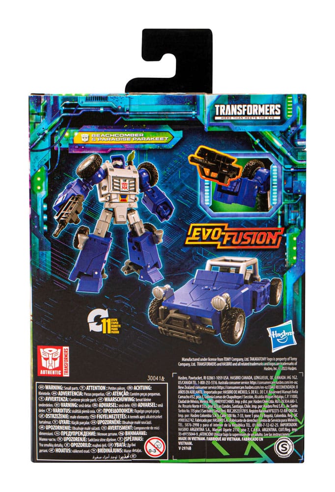 Transformers Generations Legacy Evolution Deluxe Class figurine Beachcomber & Paradise Parakeet 14 cm