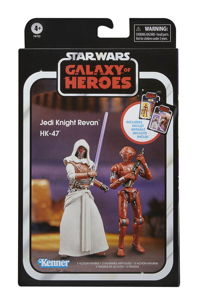 Star Wars: Galaxy of Heroes Vintage Collection pack 2 figurines Jedi Knight Revan & HK-47 10 cm