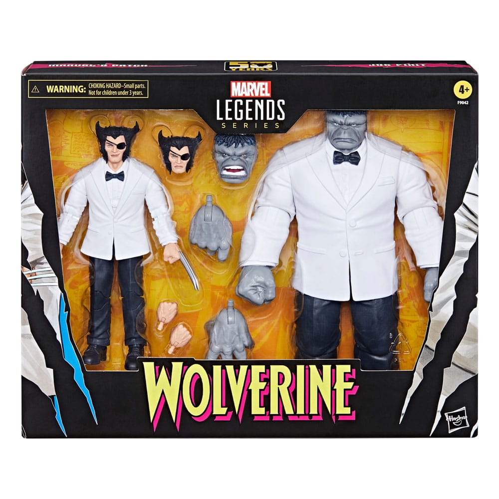 Wolverine 50th Anniversary Marvel Legends pack 2 figurines Marvel's Patch & Joe Fixit 15 cm