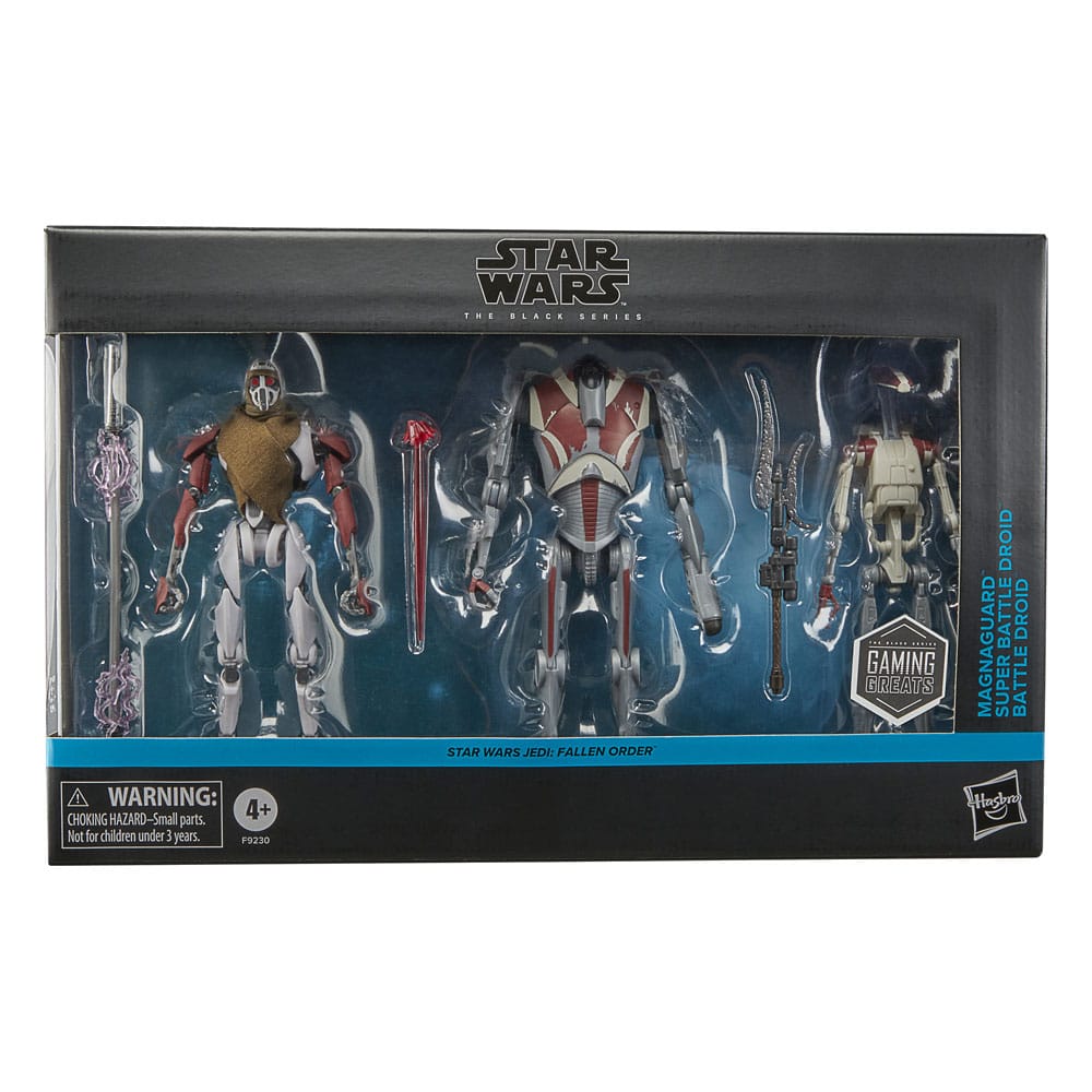 Star Wars Jedi: Survivor Black Series pack 3 figurines Magna Guard, Super Battle Droid & Battle Droid