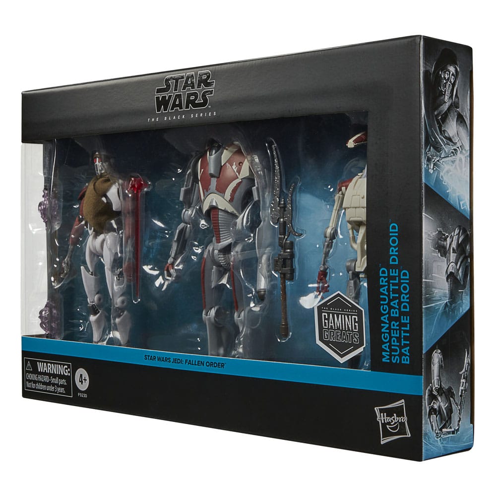Star Wars Jedi: Survivor Black Series pack 3 figurines Magna Guard, Super Battle Droid & Battle Droid