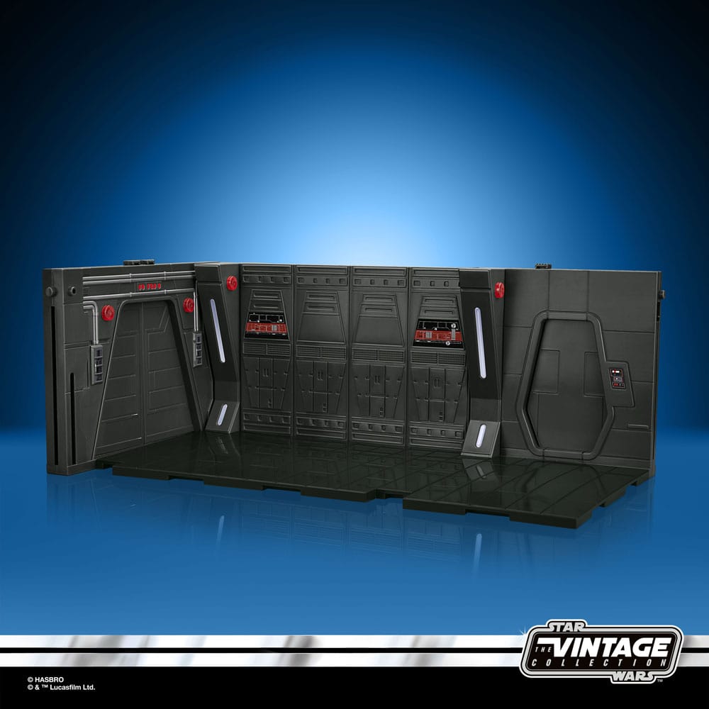 Star Wars: The Mandalorian Vintage Collection Tantive IV Hallway et figurine Mandalorian Privateer 10 cm
