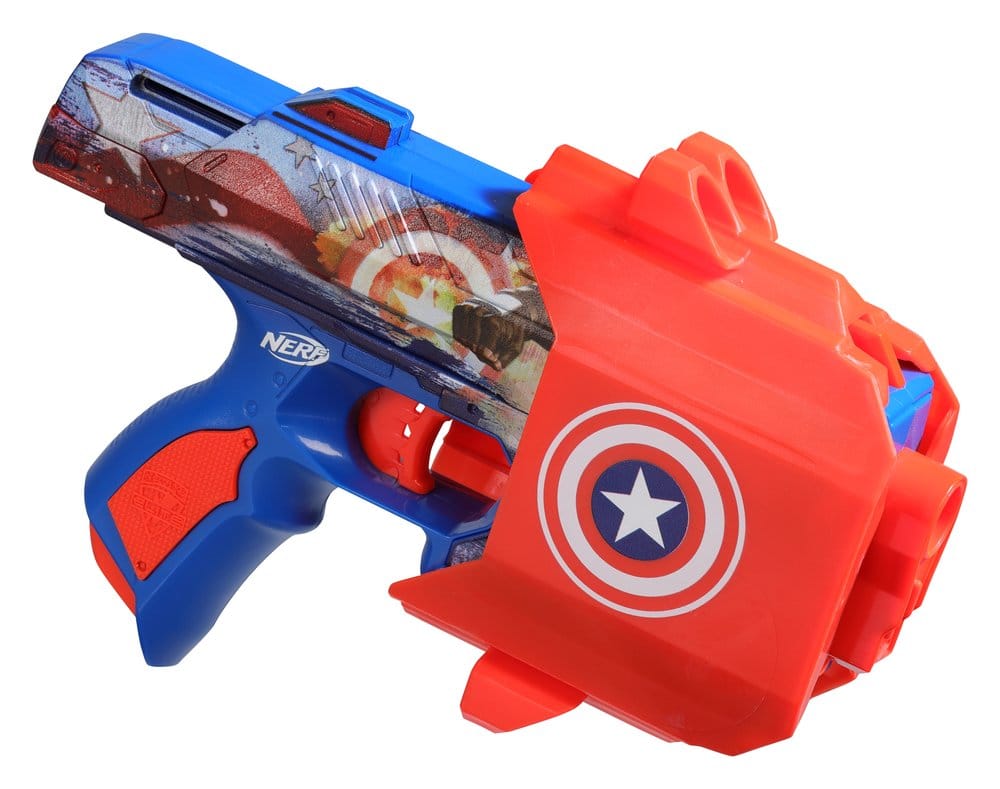 Marvel NERF blaster à fléchettes Captain America