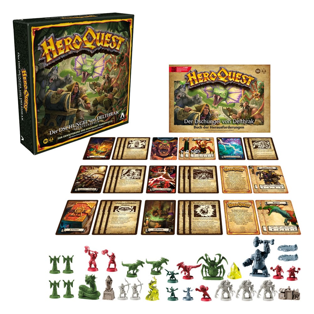 HeroQuest extension jeu de plateau Der Dschungel von Delthrak Pack de Quête *ALLEMAND*