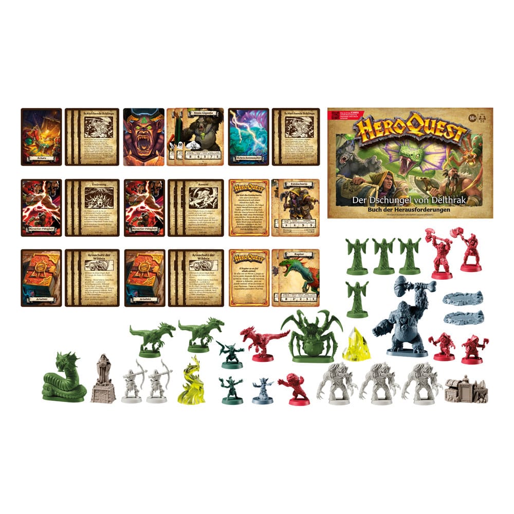HeroQuest extension jeu de plateau Der Dschungel von Delthrak Pack de Quête *ALLEMAND*