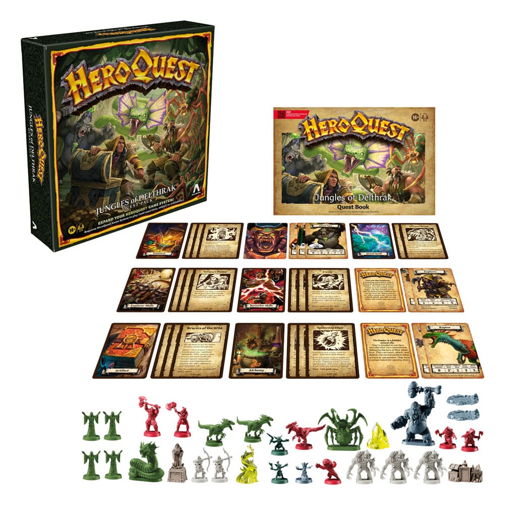 HeroQuest extension jeu de plateau Jungles of Delthrak Pack de Quête *ANGLAIS*