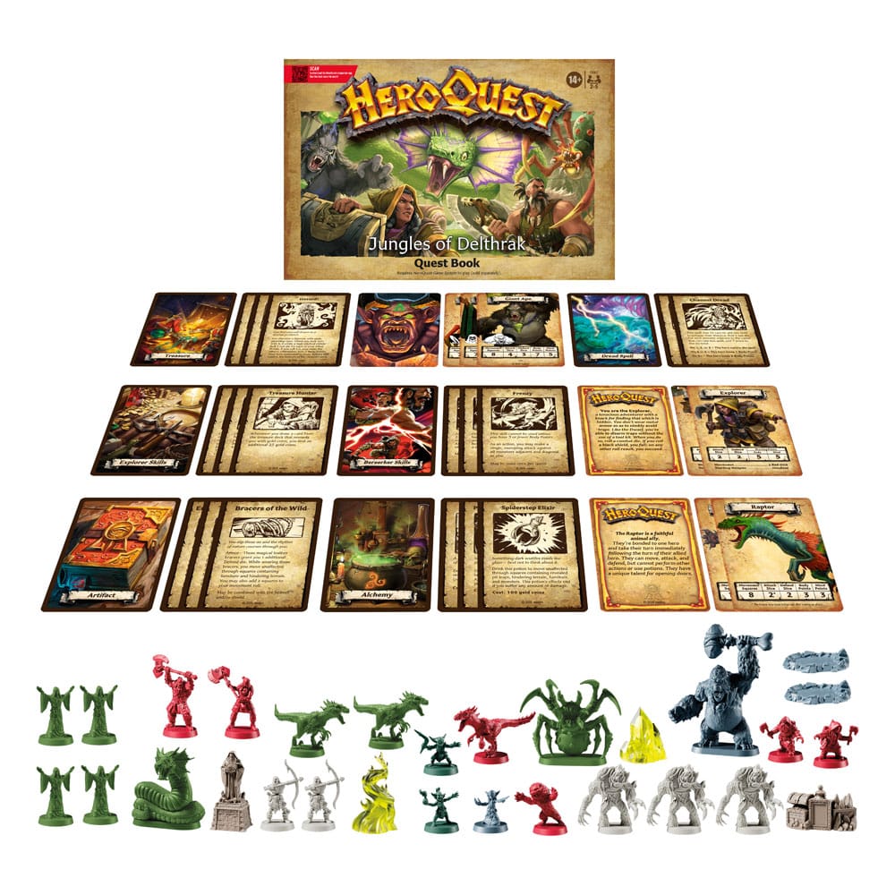 HeroQuest extension jeu de plateau Jungles of Delthrak Pack de Quête *ANGLAIS*