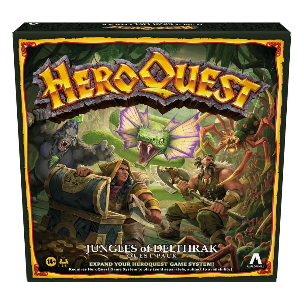 HeroQuest extension jeu de plateau Jungles of Delthrak Pack de Quête *ANGLAIS*