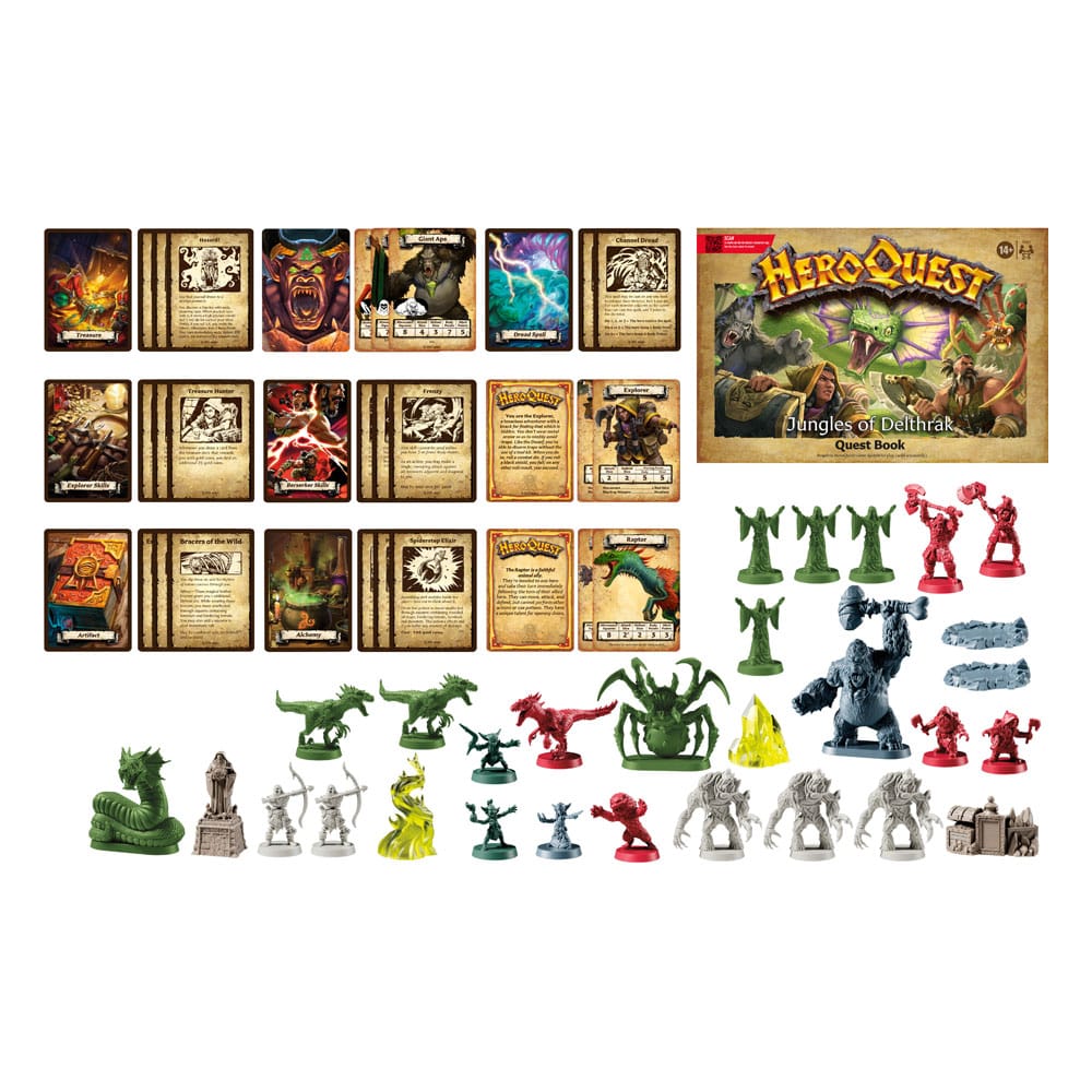 HeroQuest extension jeu de plateau Jungles of Delthrak Pack de Quête *ANGLAIS*