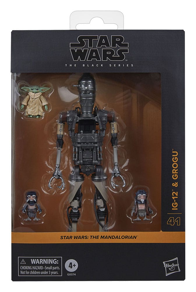 Star Wars: The Mandalorian Black Series pack 2 figurines IG-12 & Grogu 15 cm