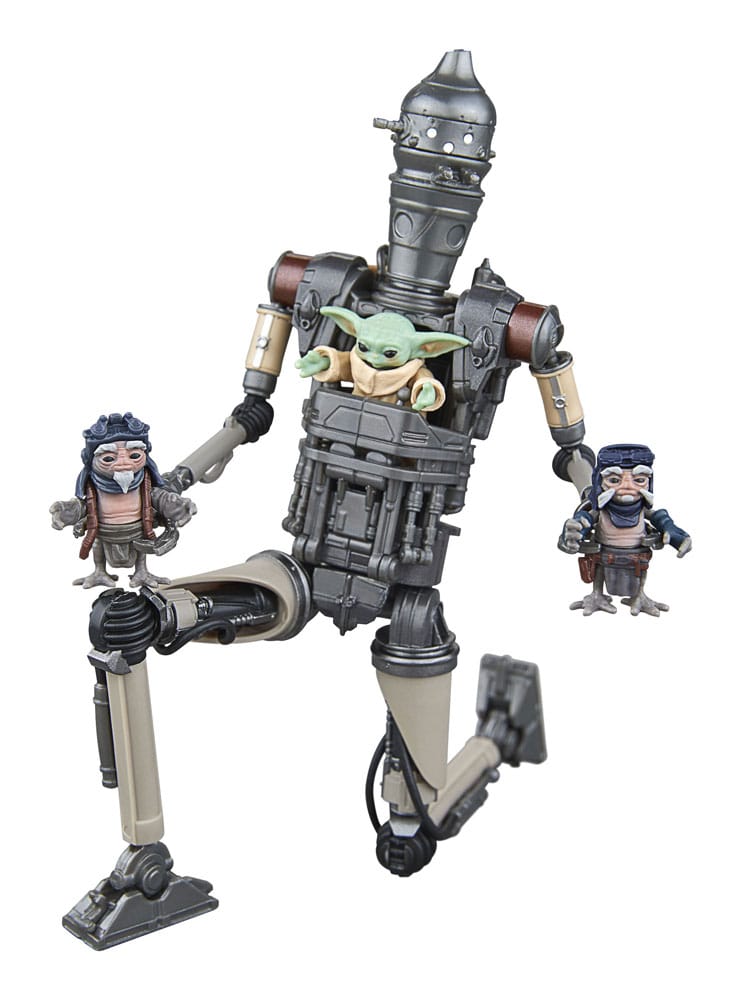 Star Wars: The Mandalorian Black Series pack 2 figurines IG-12 & Grogu 15 cm