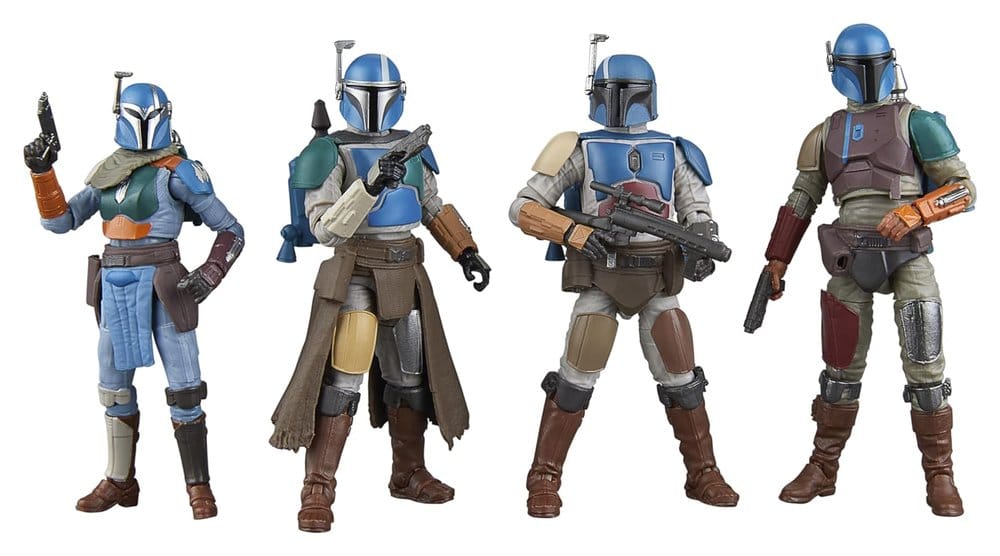 Star Wars The Mandalorian Vintage Collection pack 4 figurines Mandalorian Shriek-Hawk 10 cm