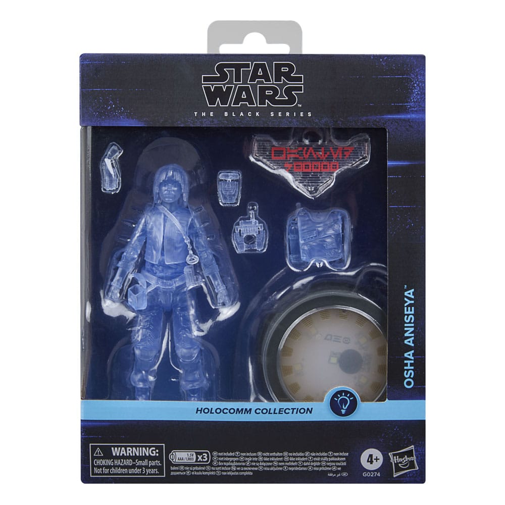 Star Wars Black Series Holocomm Collection figurine Osha Aniseya 15 cm