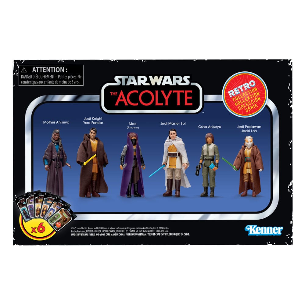 Star Wars: Acolyte Retro Collection pack 6 figurines 10 cm