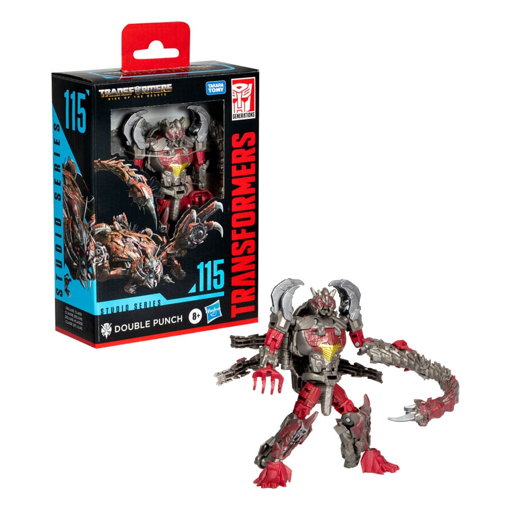 Transformers: Rise of the Beasts Generations Studio Series Deluxe Class figurine Double Punch 11 cm