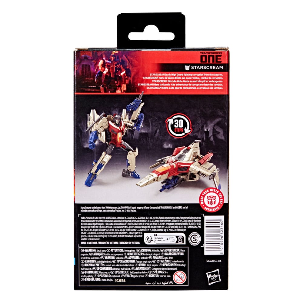 Transformers One Studio Series Deluxe Class figurine Starscream 11 cm