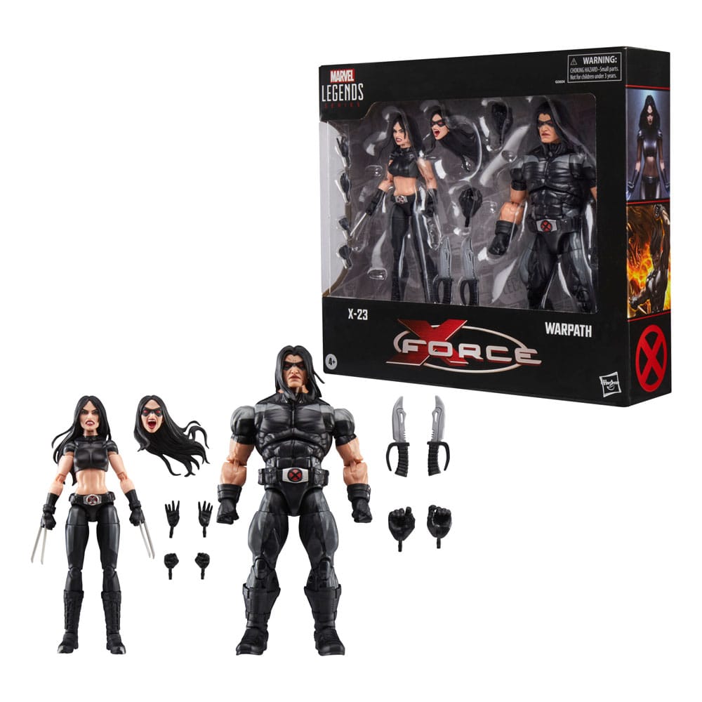 X-Force Marvel Legends pack 2 figurines X-23 & Warpath 15 cm