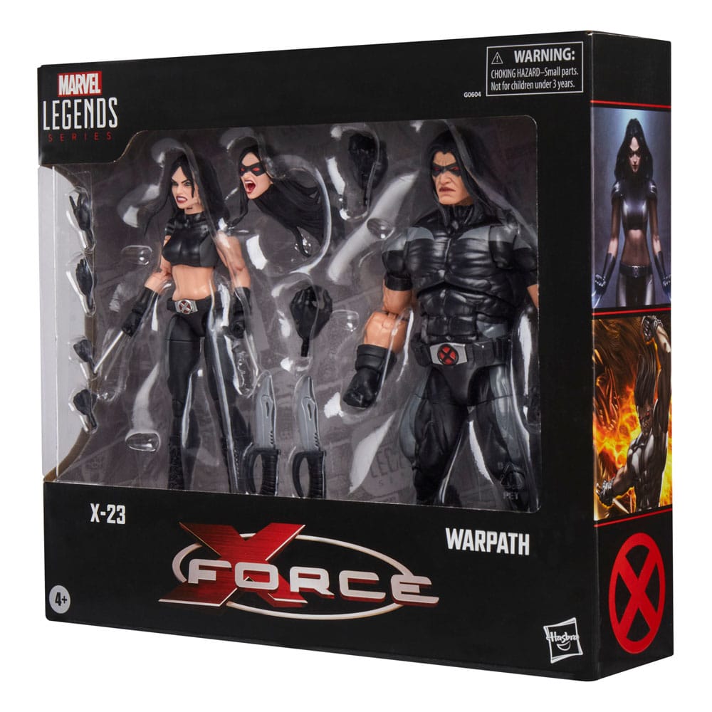 X-Force Marvel Legends pack 2 figurines X-23 & Warpath 15 cm