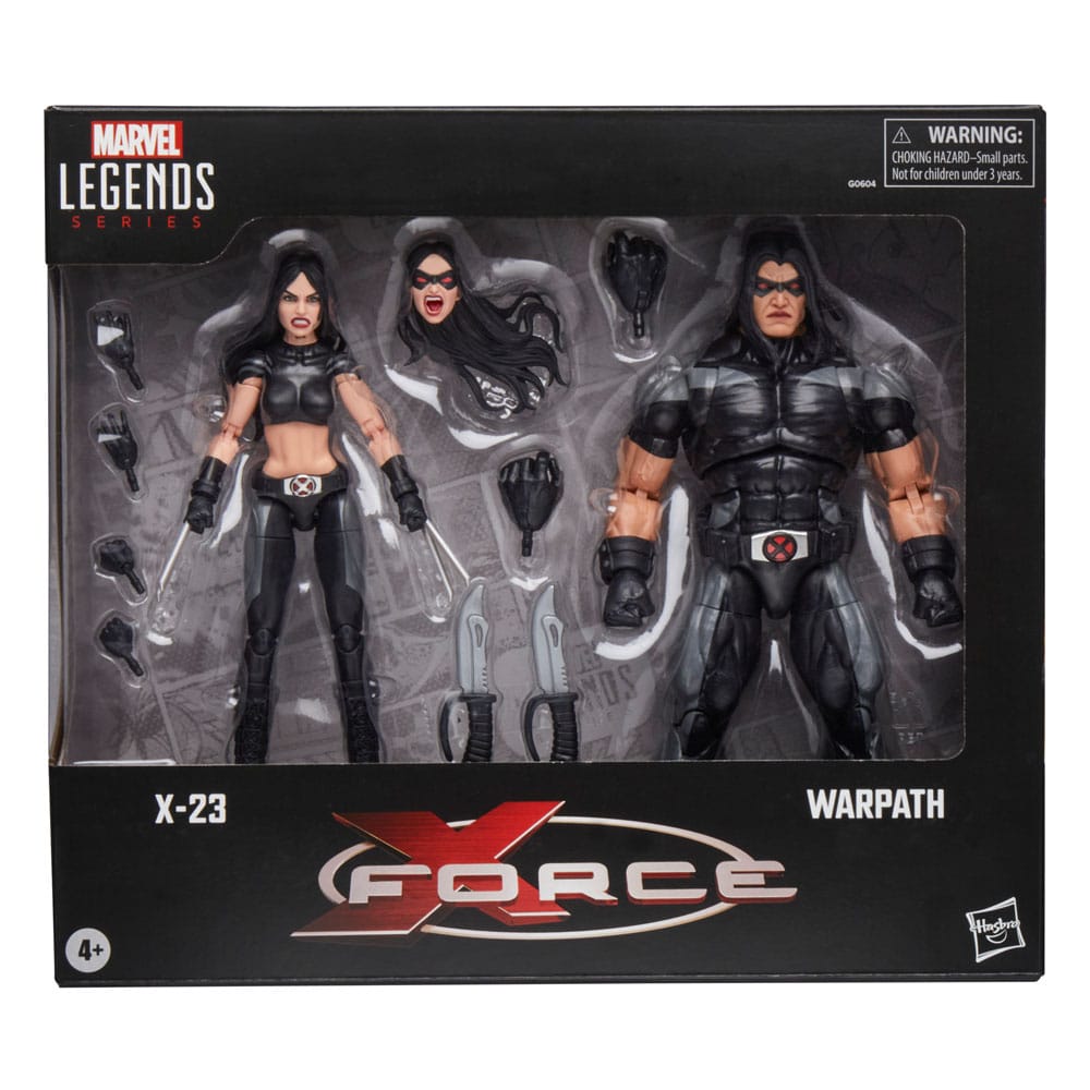 X-Force Marvel Legends pack 2 figurines X-23 & Warpath 15 cm