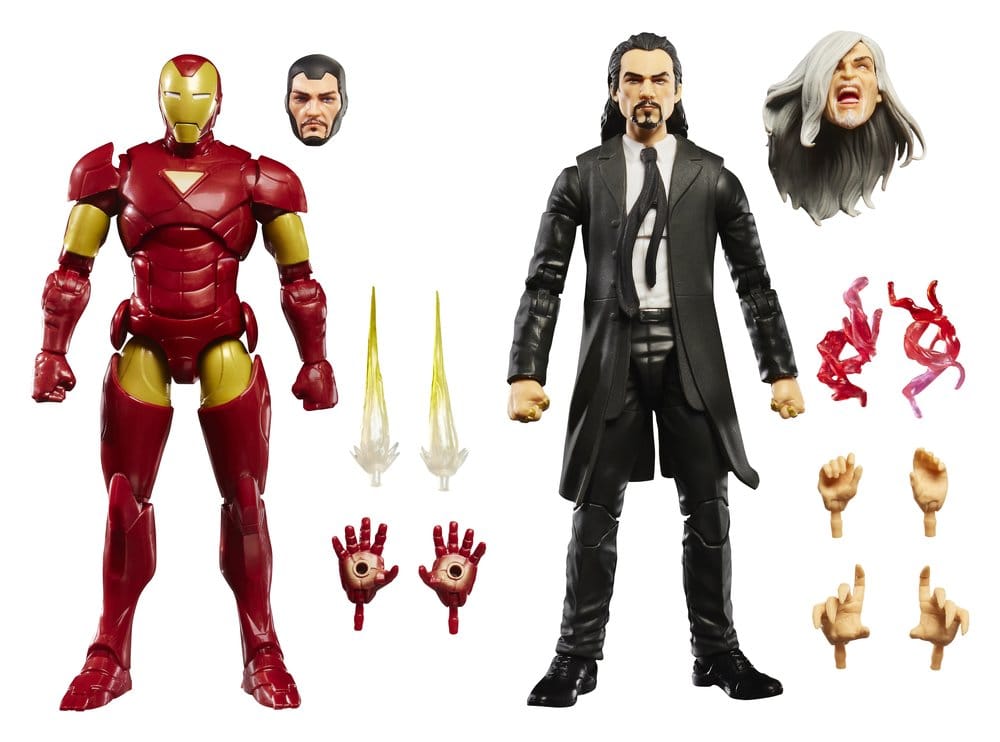 Marvel Legends pack 2 figurines Iron Man (Extremis) & Marvel's Mandarin 15 cm