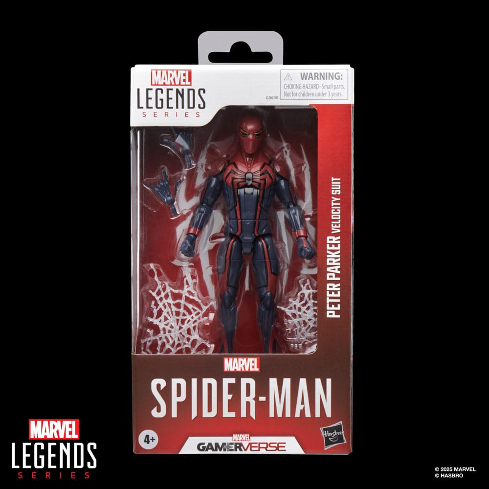 Spider-Man Marvel Legends Gamerverse figurine Peter Parker Velocity Suit 15 cm