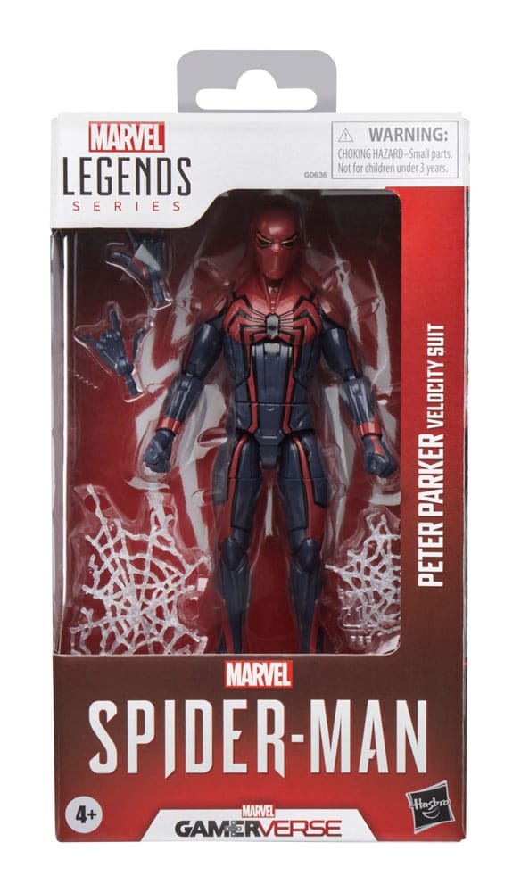 Spider-Man Marvel Legends Gamerverse figurine Peter Parker Velocity Suit 15 cm