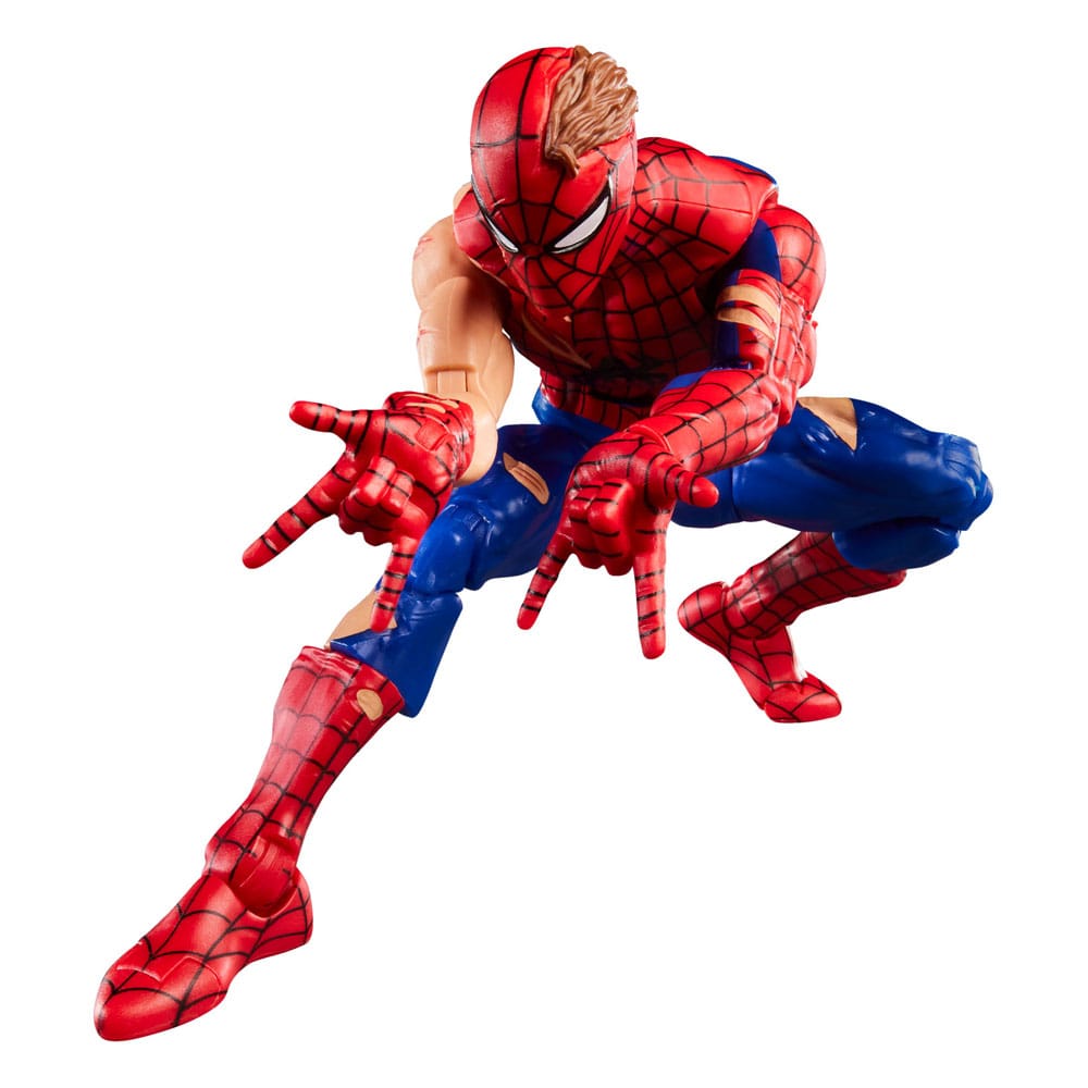 Marvel Legends Magic: The Gathering figurine Battle-Damaged Spider-Man (avec carte premium exclusive) 15 cm