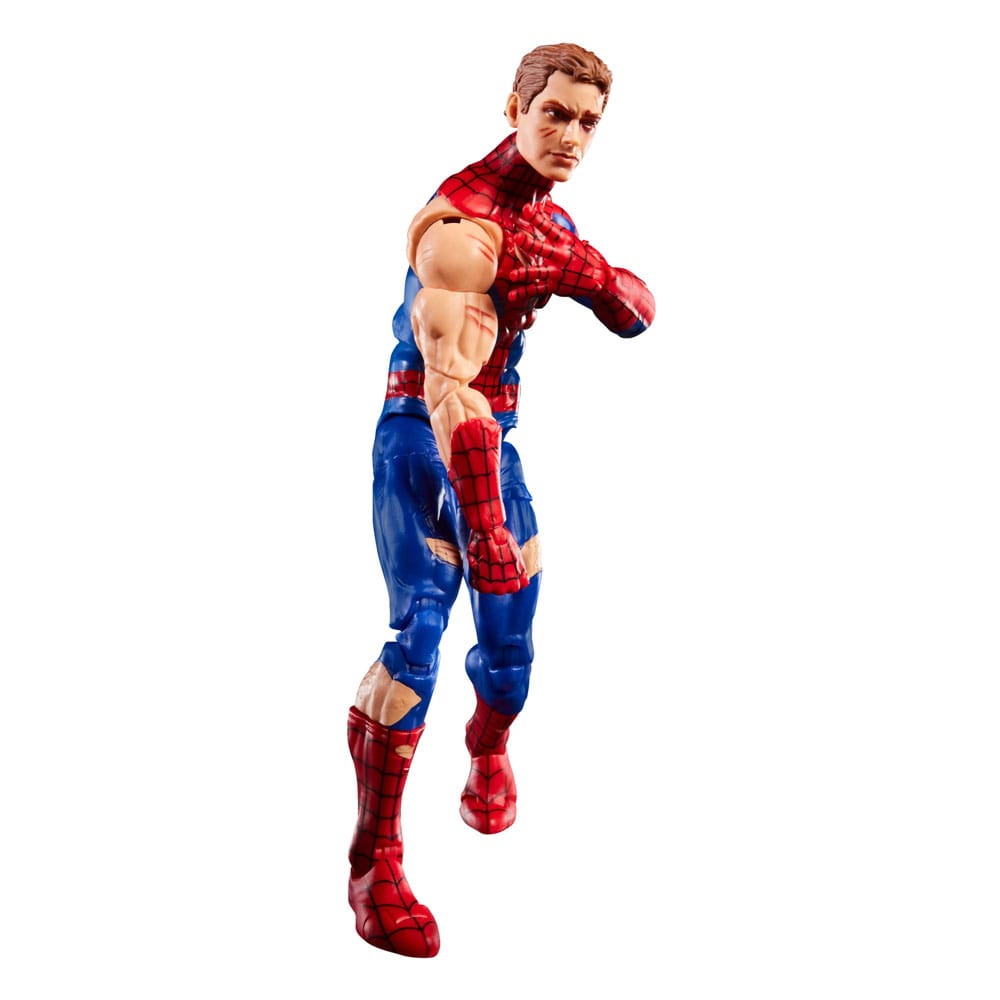 Marvel Legends Magic: The Gathering figurine Battle-Damaged Spider-Man (avec carte premium exclusive) 15 cm