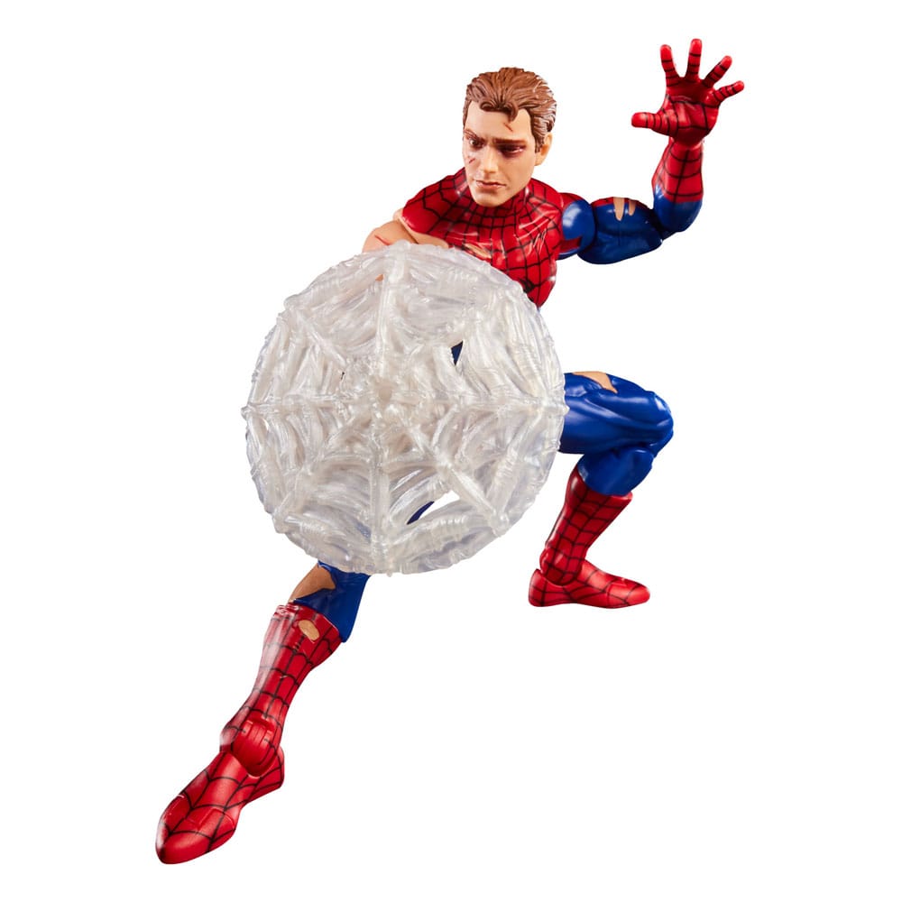 Marvel Legends Magic: The Gathering figurine Battle-Damaged Spider-Man (avec carte premium exclusive) 15 cm