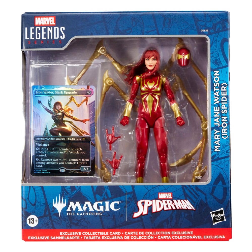 Marvel Legends Magic: The Gathering figurine Mary Jane Watson (Iron Spider) (avec carte premium exclusive) 15 cm