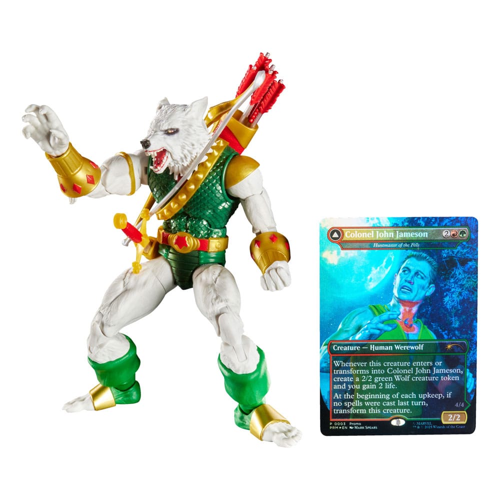 Marvel Legends Magic: The Gathering figurine Man-Wolf (avec carte premium exclusive) 15 cm