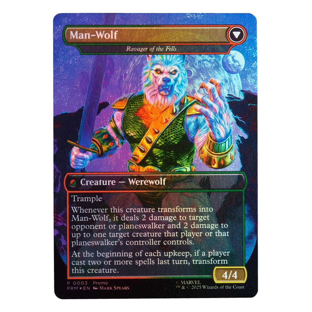 Marvel Legends Magic: The Gathering figurine Man-Wolf (avec carte premium exclusive) 15 cm